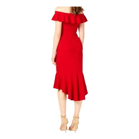 Love Nickie Lew Juniors Emerald Sundae Mermaid Midi Dress XL/Extra Large Red NWT - Picture 2 of 5